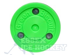 Green Biscuit Ice Hockey Training Puck