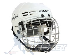 Bauer IMS 5.0 Ice Hockey Helmet Combo White