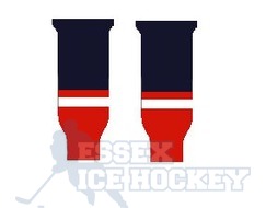 Hockey Socks Knitted Youth Washington Red