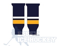 Hockey Socks Knitted Junior Buffalo Navy