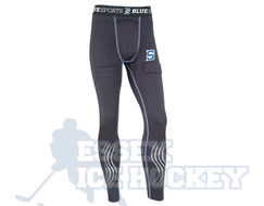 Blue Sports Senior Jock Pant With Cup