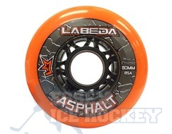 Labeda Gripper Asphalt Outdoor Roller Hockey Wheels 4 Pack