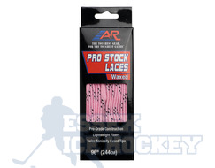 AR Pro Stock Pink Waxed Laces
