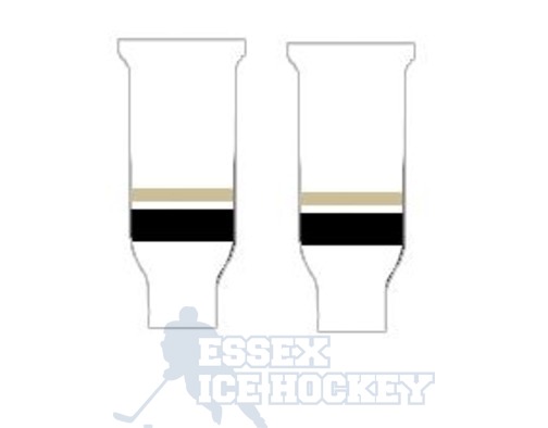 Hockey Socks Knitted Junior Pittsburgh White 