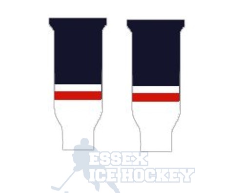 Hockey Socks Knitted Washington White