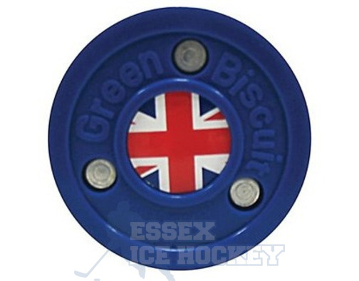 Green Biscuit GB Flag Hockey Training Puck