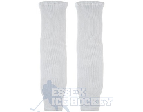 Hockey Socks Knitted Senior White