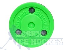 Green Biscuit Ice Hockey Training Puck