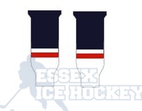 Hockey Socks Knitted Washington White
