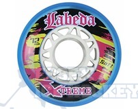 Labeda Gripper Extreme Inline Hockey Wheels Soft 4 Pack