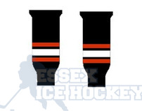 Hockey Socks Knitted Junior Philadelphia Black